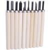 GZHXF Set da 10 pezzi di scalpelli for legno a mano, coltello da intaglio for utensili di base for la lavorazione del legno