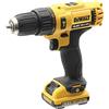 DEWALT DCD716D2-GB XR Sub Compact Hammer Driver, 10,8 V, Multicolore