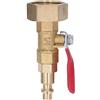 Tbest Adattatore Rapido per l'inverno, Adattatore per Scarico Invernale in Ottone 1 Connettore Maschio 4 Pollici Parti Connettori 3 Giunti GHT per Irrigazione Giardino per Yacht