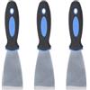 Plyisty 3 Pezzi Set di Coltelli Mastice, Raschietto per Coltello per Stucco in Acciaio Inossidabile, Strumento di Raschietto di Vernice per la Diffusione di Spackle e Fango del
