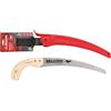 Bellota 454MC13 - Sega da potatura ghepardo con lama curva da 13 seghettata giapponese e manico in legno curvo. Custodia inclusa