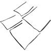 Generic Tallograzioni di Modanatura della Cintura della Porta, Gomma Flessibile 68152-60011 per Land Cruiser FZJ80 FJ80