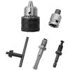 Meichoon Mandrino Collet 5 pz 13 mm/0,5 Mandrino a Mano con Chiave Barra di Giunti Esagonali Adattatore di Barra Giunti a Stelo Rotondo per Martello Elettrico DC608 B