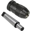 GrecoShop Mandrino autoserrante/Tornio/Trapano a colonna 3-16mm attacco B18 + adattatore MT3-B18