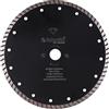 Schmith Disco diamantato continuo TURBO 230 mm per taglio bagnato - Ideale per terracotta, ceramica, marmo con alta concentrazione di particelle diamantate per stabilità, durata e precisione