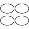 DORFEY 4 pezzi/lotto 51 mm * 1,2 mm anello pistone universale adatto for motosega H-u-s-q-v-a-r-n-a e Sth-il 1,2 mm di spessore cilindro riparazione parti da giardino