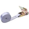 HLHLH Cinghie di fissaggio con fibbia da 3 metri for auto, moto, bici, corda traino in metallo, cricchetto resistente for bagagli e borse(Gray)