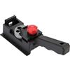 TOPINCN Guida per Fori di Centraggio Localizzatore di Fori per Dritti Strumento in Plastica Durevole per Foratura della Lavorazione del Legno, Posizionatore 3-12 Mm