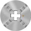 BPQCOFZT K12-160 Mandrino manuale autocentrante a 4 griffe da 160 mm for torni for metallo - Compatto e durevole