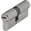 WOLFPACK Cilindro di sicurezza 30x40 mm/13,5 camma corta nichelato con 5 chiavi