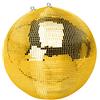 7even Sfera a specchio con occhiello di sicurezza, 50 cm, oro