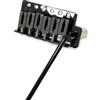 OVSAL 10.5mm Ponte per Chitarra Elettrica Aspirapolvere Nero 6 Punti ponte tremolo In Acciaio Inox Selle Piastra Ottone Blocco Chitarra Elettrica Ponte 6 String Start Stratocaster
