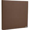 Bluetone Acoustics Wall Panel Pro - Pannelli fonoassorbenti professionali per eliminare rumore ed eco - Pannelli acustici per studio, ufficio, soggiorno (50x50x5cm, Marrone)