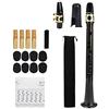 N/K Kit Sassofono Tascabile, Sax Alto Portatile con 4 ance 8 Pad Dentale e Borsa per Il Trasporto Mini Sax Strumento a fiato per Principianti