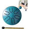 shjxi Tongue Drum Rain, Garden Rain Drum, Rain Drum Outside, Meditazione Drum Instrument, 6 note Steel Drum, Tamburo di educazione musicale, Tamburo di meditazione da campeggio per campeggio, adulti,