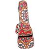 Kisangel Custodia per Concerti e Viaggi Resistente ai Graffi Colore Portatile Canvas e Spugna con Tracolla Regolabile e Doppia Cerniera Colore per Ukulele