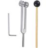 Generic Diapason, kit diagnostico medico accurato in lega di alluminio, diapason sensoriale non magnetico da 128 Hz, martello per la guarigione del suono, diapason per meditazione e relax