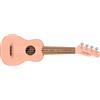 Fender Venice Ukulele Soprano, Tastiera in Noce, Guscio Rosa
