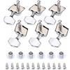 Mtlavishness 3R 3L Semiclosed metallo Machine Heads corda accordatura chiave Pegs | Acoustic chitarra Pegs,Metallo,Compatibile 3L 3R,Metallo 3L,Tuning rapido accurately,Exquisite glossy looks