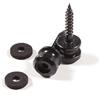 Schaller - Set di 2 spille S-Lock, colore: Nero/Cromo