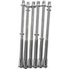 JISADER 6x Tiranti per batteria, Viti, Tirante per tamburo, Set di tiranti per chiave per grancassa, Accessorio di ricambio, 6mmx100mm