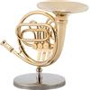 ZenithAur Arredamento della scrivania dello strumento musicale Zenithaur, Ornamento dorato Model 4in in miniatura Model