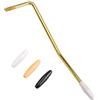 WANDIC Braccio tremolo dorato, 6 mm singolo in metallo Whammy Bar con 3 punte del tremolo braccio vibrato leva manovella per chitarra elettrica sistema tremolo