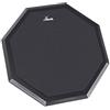 XDrum TF-8 TrueFeel Practice Pad 8 (pad per esercizi, pad di allenamento, superficie in gomma speciale, molto silenzioso, filettatura M8 per stativo) nero