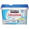 Kirkland Signature UltraShine Detergente per Lavastoviglie, Citrus, 115 Ct