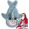 Lesunbak Borsa scaldamani a forma di squalo, borsa 'acqua calda con tasca per le mani, borsa 'acqua calda in peluche, borsa 'acqua calda per collo, spalle, schiena, sollievo dal dolore al