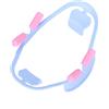 Dekaim Apertura della bocca, 2 dimensioni monouso 3D Apertura della bocca, Dentale Intraorale Cheek Holder, Denti Strumenti Dentali (Grande-Viola)