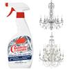 Generic Detergente per lampadario, spray a secco a goccia, senza strofinare, rimuove la polvere, finitura pulita su cristallo e vetro, cristallo, spray per pulizia senza striature