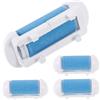 VICASKY Ricambi Rulli per Lima Piedi Elettrica, Versione 506, Abs, 4 Pezzi | Colore Blu, Uso Domestico per Pedicure, Compatibili 506s e 539s, per Calli e Sostituzione Rapida
