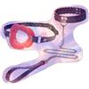Generico Kit di protezione per esercizi in camera da letto con supporto per esercizi a forma di labbra e fascia per il collo in morbida pelle - LC29ITW (Rosso:B)
