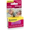 Ohropax Tappi per orecchie in silicone, confezione da 6 pezzi