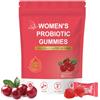 Govixed, gomme al probiotico per donne, equilibrio del PH femminile premium, 5 miliardi di CFU, gusto mirtillo rosso, senza zucchero, vegan, 60 pezzi