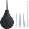 DPWELL Siringa Rettale del Clistere del Silicone Siringa Vaginale Pulita Douche Anale Sistema di Pulizia Dell'ano per Uomini Donne (220ml)