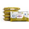 AMORE MIO 200 Salviette all'Argan Extra Large per Il Manto di Cani, Gatti e Animali Domestici, Disinfettanti e Igienizzanti, 30x20 cm - 5 Confezioni da 40 Salviettine