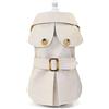 SMALLLEE_LUCKY_STORE - Giacca a vento per cani di piccola taglia, gatto, ragazza, antivento, per autunno inverno, cuccioli, cachi, taglia S