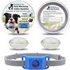 Zoefun Aquality Pets Collare Antiparassitario Naturale, AqualityPets Collare Antiparassitario per Cani Naturale, Ciondolo Repellente per Pulci E Zecche (Blu)