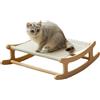 Generico Amaca Gatti - Poltrona Morbida e Lavabile da Relax - Cuccia in Legno Smontabile Dimensioni 50.5 x 41.5 x 15.8 cm | Adatto a Animali Domestici, Casa e Angoli Interni