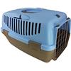 Stefanplast TRASPORTINO Gulliver 1 Azzurro Tortora Porta in Metallo (48x32 h31)
