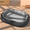 XIEMINLE Letto ortopedico per cani, cuscino per collo a quattro lati, materasso in memory foam, rimovibile e lavabile, lettino calmante per animali domestici, con fondo antiscivolo (60 x 50 x 14 cm