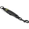 WAW, Smorzatore Antishock per Guinzaglio Cani, per Cani da 1 a 50 kg, Taglia XS, Nero/Cromo, Linea F-Black