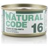Generico Natural Code Scatoletta Umido Gatto 85gr (N.16 TRANCI DI PALAMITA)