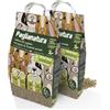 Paglianatura Kit 2 Pezzi - Lettiera Bioattiva per Roditori in Pellet 6mm, Naturale ed Ecologica - Assorbenza Elevata - 3kg/6 Litri