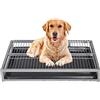 Generic Tappetino per addestramento vasino per cani, lavabile, per uso interno ed esterno, vassoio per addestramento al vasino in rete, forniture per lettiera per rompere la casa e addestrare il WC
