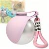 LQNHAV Borraccia portatile per cani, con ciotola 2 in 1, dispenser a prova di perdite, per passeggiate, escursioni e uso all'aperto (rosa)