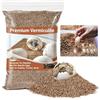 MAQIHAN Vermiculite per rettili - 400 ml di vermiculite terrario rettili rettili lettiera rettili sabbia per incubatore di uova, barbuto, geco, eremita, serpente, tartaruga, tartaruga, piante