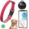 Aoikoy Collare GPS Tracker per Cani Collare intelligente Smart Tracker + set collare Posizione in tempo reale/Portata illimitata/di localizzazione per cani Taglia regolabile impermeabile solo sistema IOS